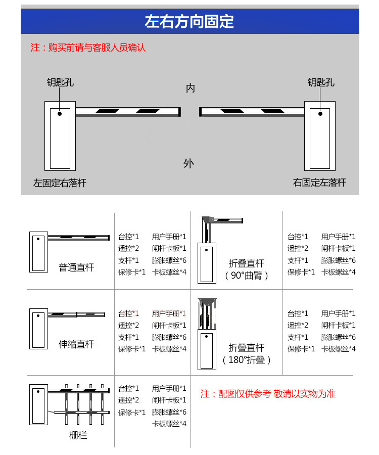 柵欄道閘多種開門方式